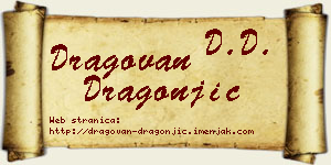Dragovan Dragonjić vizit kartica